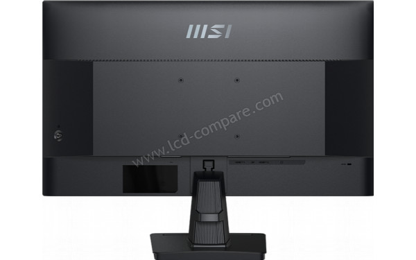 MSI PRO MP275QDE - Vue de l'arri&egrave;re