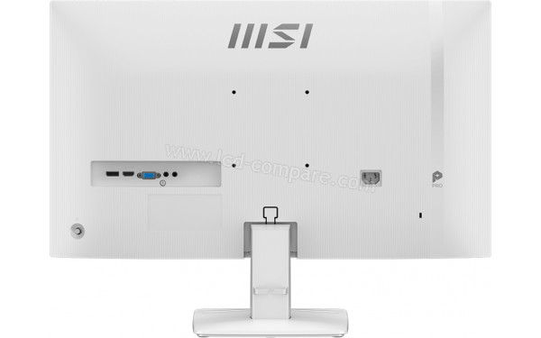 MSI PRO MP275W E2 - Vue de l'arri&egrave;re