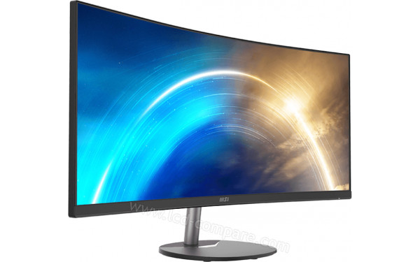 MSI PRO MP341CQDE - Vue 3/4 gauche