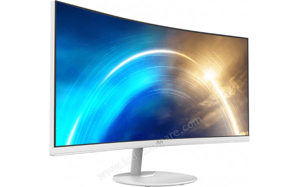 MSI PRO MP341CQWDE - Vue 3/4 gauche