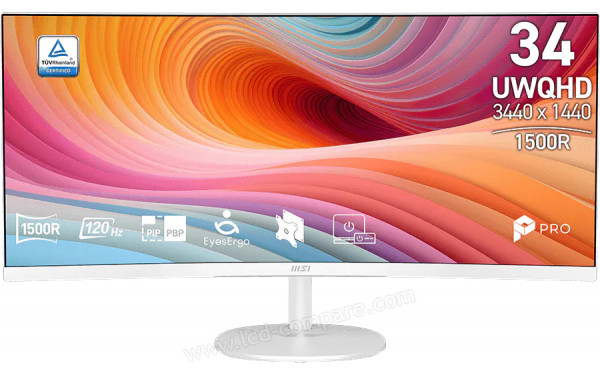 MSI PRO MP341CQW E12 - Vue de face