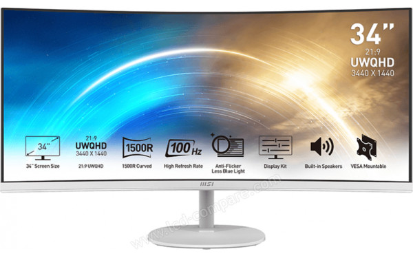 MSI PRO MP341CQW - Vue de face