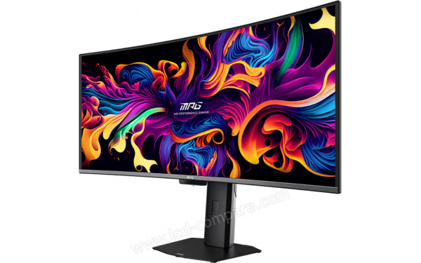 MSI MAG 341CQP QD-OLED X28 - Vue 3/4 droite