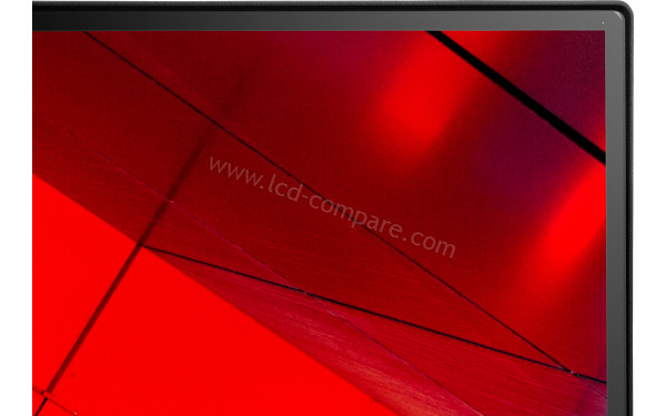 NEC MultiSync E243F-BK - Zoom sur le coin sup&eacute;rieur droit