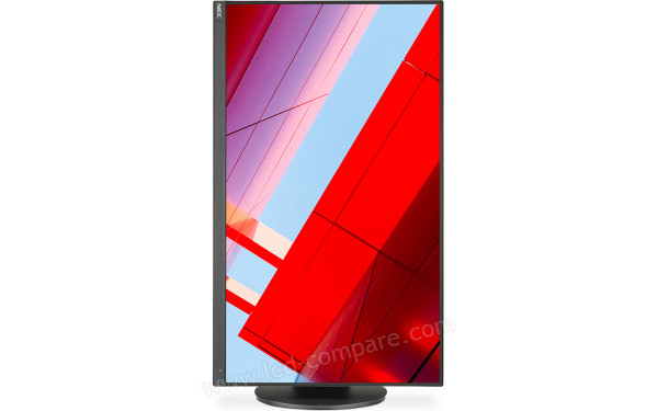 NEC MultiSync E243F-BK - Vue de face en mode portrait