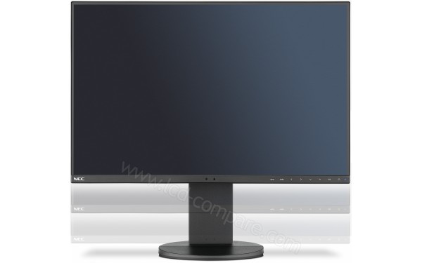 NEC EA241WU-BK - Vue de face avec r&eacute;glage hauteur