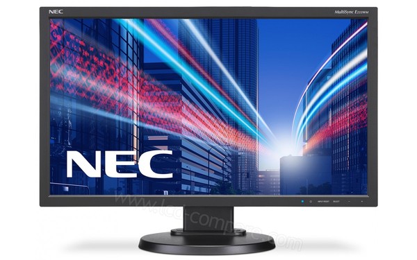 NEC MultiSync E233WM-BK - Vue de face