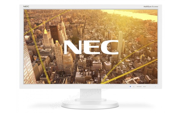 NEC MultiSync E233WMi-WH - Vue de face