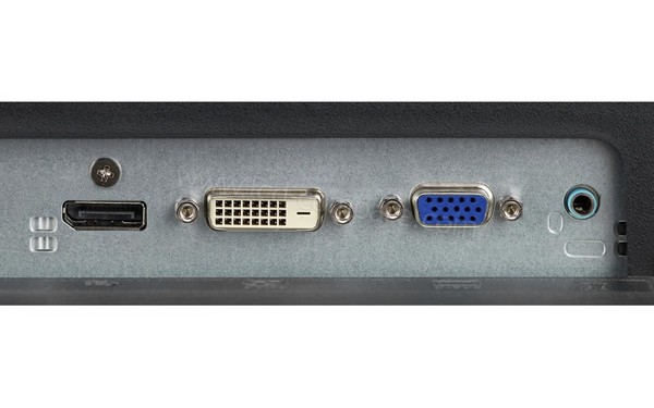 NEC MultiSync E245WMi-BK - Connectique