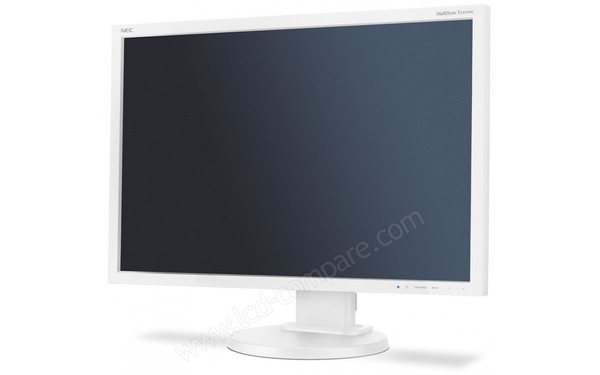 NEC MultiSync E245WMi-WH - Vue 3/4 droite