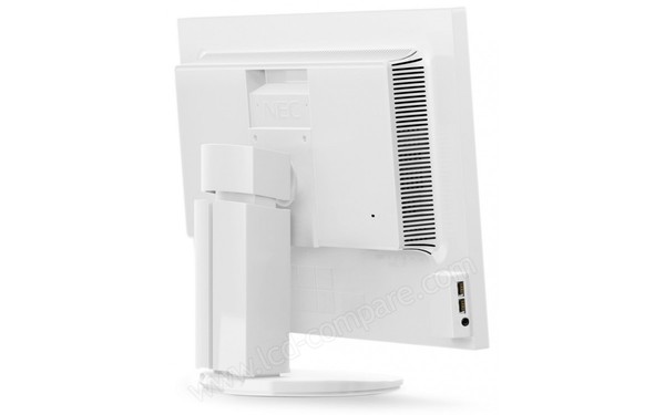 NEC MultiSync EA193Mi-WH - Vue 3/4 arri&egrave;re