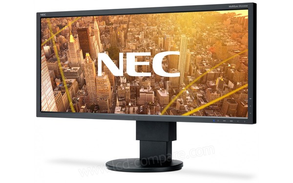 NEC MultiSync EA295WMi-BK - Vue 3/4 droite