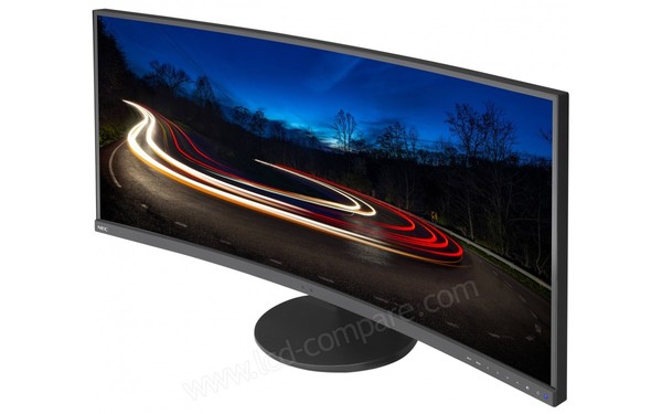 NEC MultiSync EX341R Noir - Vue 3/4 droite