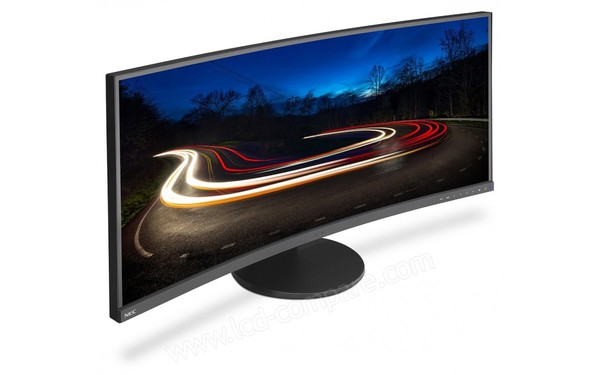 NEC MultiSync EX341R Noir - Vue 3/4 gauche