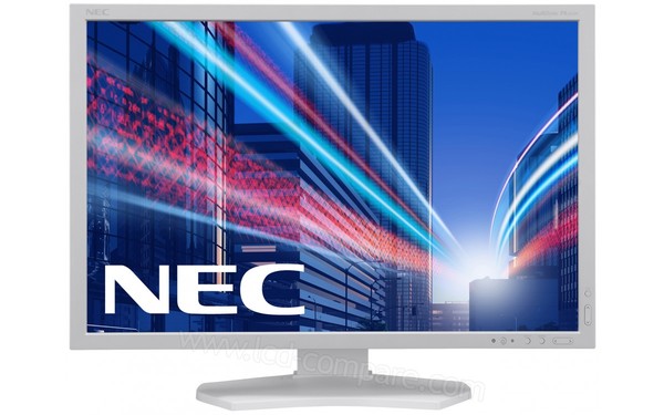 NEC MultiSync PA242W-SV2 Blanc - Vue de face