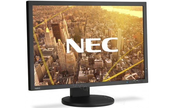 NEC MultiSync PA243W-BK - Vue 3/4 gauche