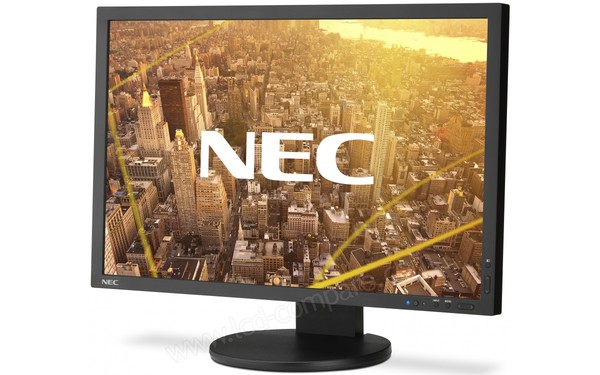NEC MultiSync PA243W-BK - Vue 3/4 droite