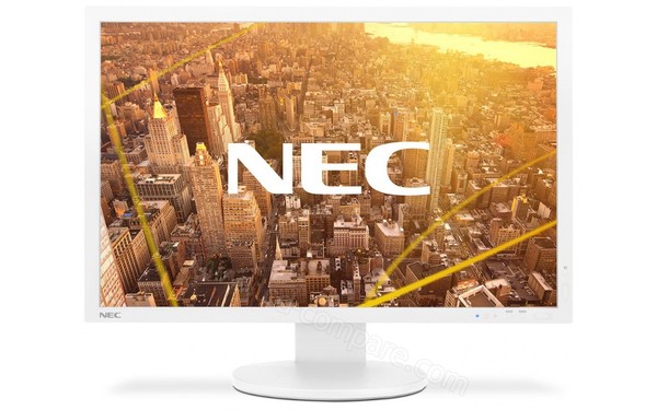 NEC MultiSync PA243W-WH - Vue de face