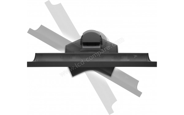 NEC MultiSync PA311D-BK - Vue du dessus avec mise en sc&egrave;ne de l'ajustement de la rotation