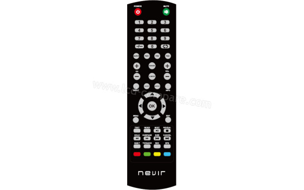 NEVIR NVR-7711-24RD2-B - T&eacute;l&eacute;commande