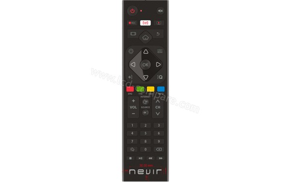 NEVIR NVR-8050-32RD2S-SMA-P - T&eacute;l&eacute;commande