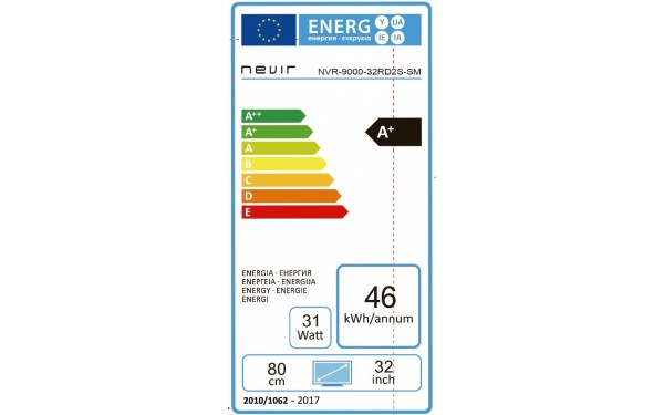 NEVIR NVR-9000-32RD2S-SM - &Eacute;tiquette &eacute;nergie