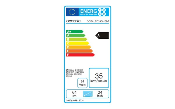 OCEANIC OCEALED240816B7 - &Eacute;tiquette &eacute;nergie