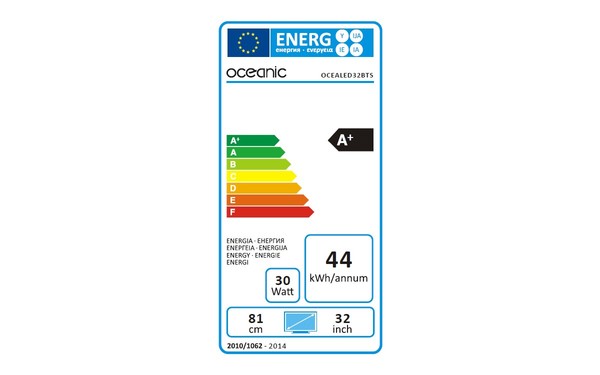 OCEANIC OCEALED32BTS - &Eacute;tiquette &eacute;nergie