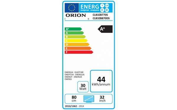 ORION CLB32W870DS - &Eacute;tiquette &eacute;nergie