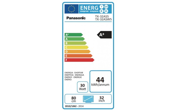 PANASONIC TX-32AS500E - &Eacute;tiquette &eacute;nergie