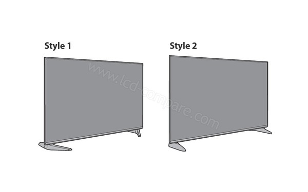 PANASONIC TX-40DX700F - Pied Flexible (cr&eacute;dit : Panasonic)