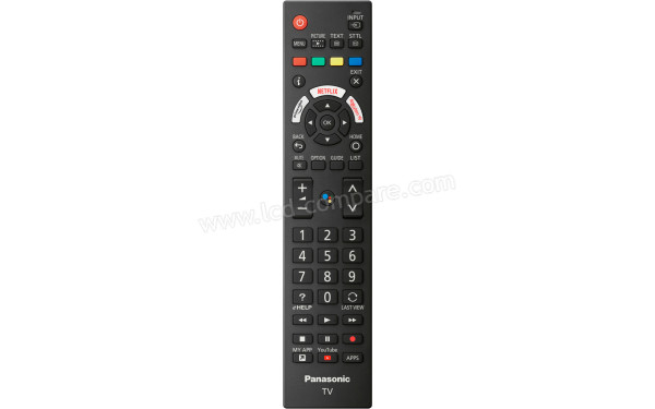 PANASONIC TX-40JX800E - T&eacute;l&eacute;commande