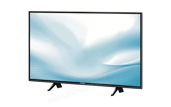 PANASONIC TX-43FXW654 Noir - Vue 3/4 droite