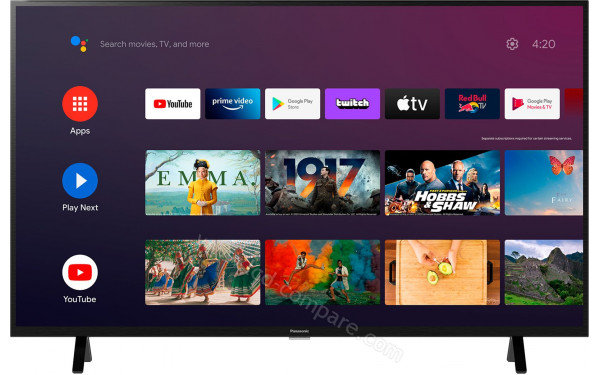 PANASONIC TX-43LX700 - Vue de face