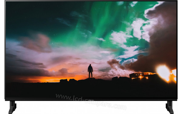 PANASONIC TX-48JZ980 - Vue de face pieds &eacute;cart&eacute;s