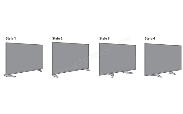 PANASONIC TX-50DX700F - Pied Sur-Mesure (cr&eacute;dit : Panasonic)