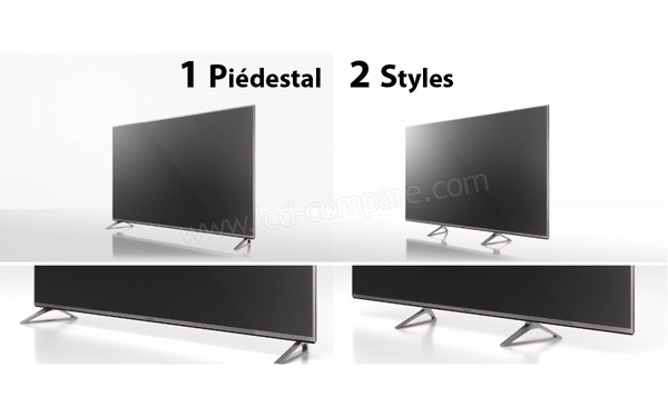 PANASONIC TX-50DX730E - Pied ajustable (cr&eacute;dit : Panasonic)