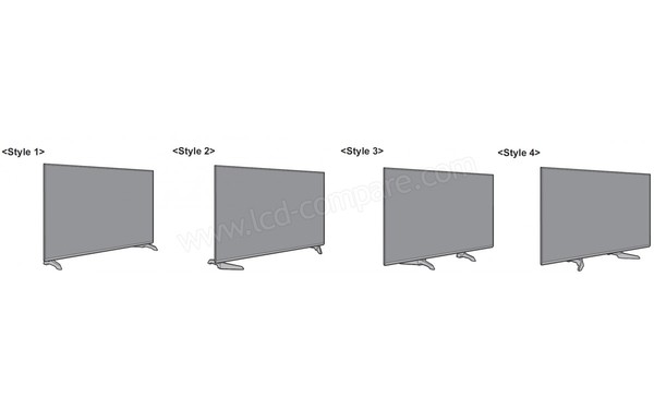 PANASONIC TX-50DXE720 - Pied Sur-Mesure (cr&eacute;dit : Panasonic)