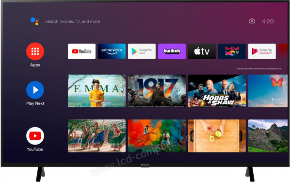 PANASONIC TX-50LX700 - Vue de face