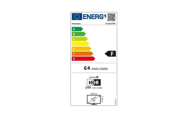 PANASONIC TX-50LX700 - &Eacute;tiquette &eacute;nergie v2