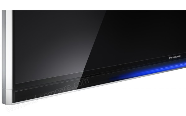 PANASONIC TX-55AX900E - Zoom sur le coin inf&eacute;rieur gauche