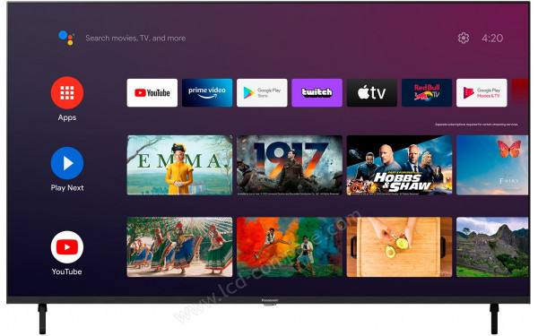 PANASONIC TX-55LX800 - Vue de face