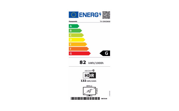 PANASONIC TX-55MZ800E - &Eacute;tiquette &eacute;nergie v2