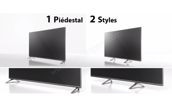PANASONIC TX-58DX730E - Pied ajustable (cr&eacute;dit : Panasonic)