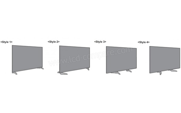 PANASONIC TX-58DXE720 - Pied Sur-Mesure (cr&eacute;dit : Panasonic)