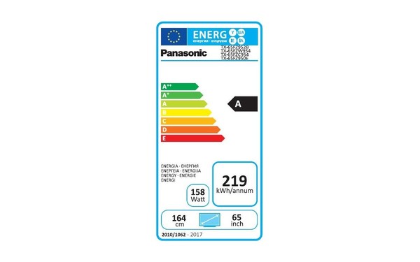 PANASONIC TX-65FZ950E - &Eacute;tiquette &eacute;nergie