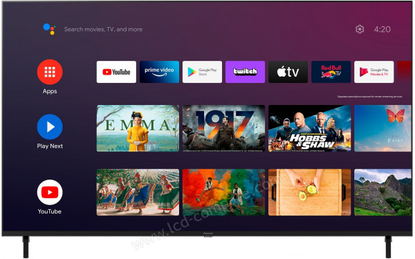 PANASONIC TX-65LX800 - Vue de face