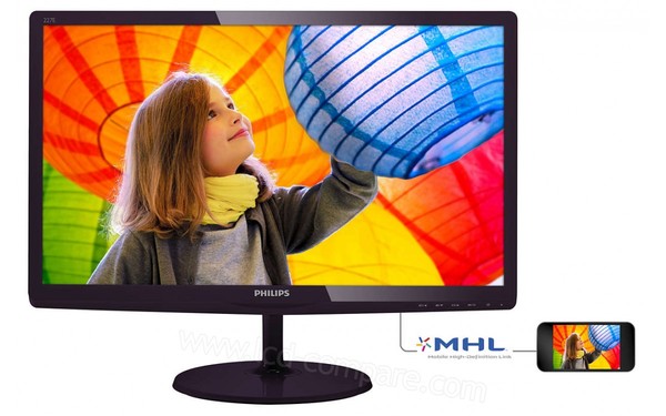 PHILIPS 227E6LDAD - Vue de face