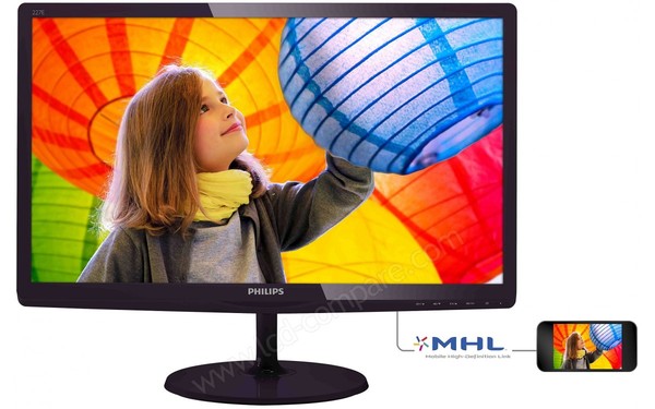 PHILIPS 227E6QDSD - Vue de face