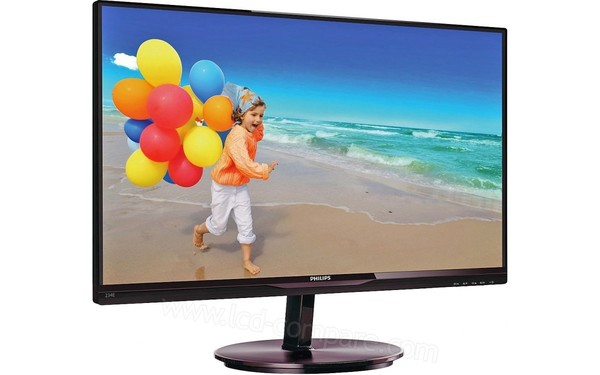 PHILIPS 234E5QSB - Vue 3/4 gauche